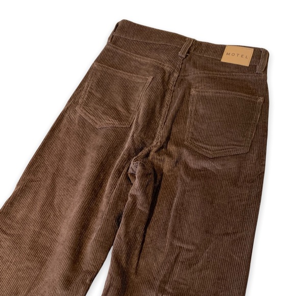 ★ BNWT motel rocks parallel jeans in cord dark chocolate★ - Picture 3 of 5